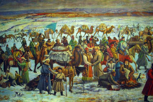 民族分布 法国 瑞典 美国 蒙古国 其他地区 清代厄鲁特蒙古四部之一