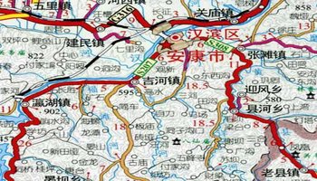 地理位置 吉河镇 吉河镇位于安康市汉滨区西南部,南岸,东临城区,南接