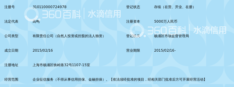 上海安硕企业征信服务有限公司_360百科