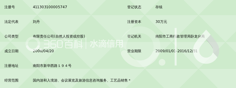 南阳市任我行旅行社有限公司_360百科