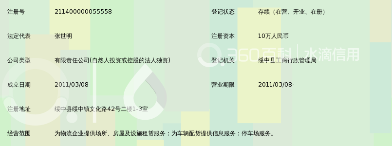 绥中县运通物流有限责任公司_360百科