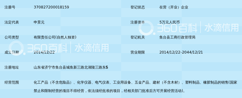 济宁百川化工有限公司_360百科
