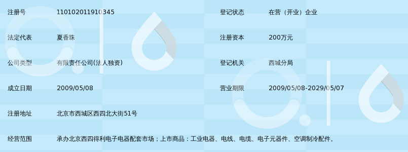 北京西四得利电子电器配套市场有限公司_360