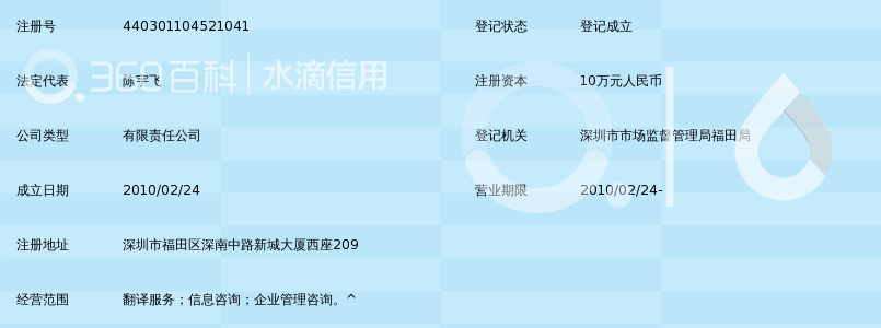 深圳信诚翻译有限公司_360百科