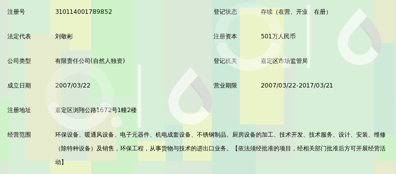 上海知瀚环保科技发展有限公司_360百科