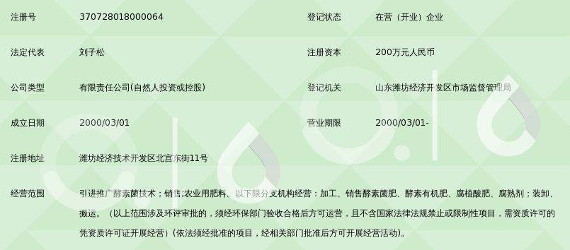 潍坊真农酵素菌有限公司_360百科