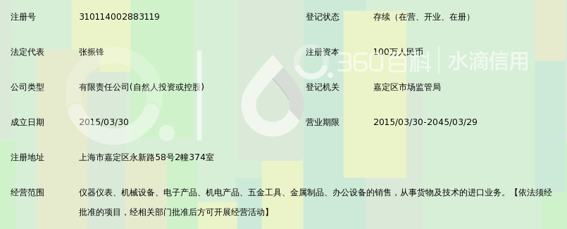 上海甘隆精密仪器有限公司_360百科