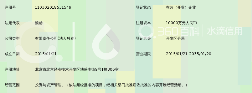 北京华宇怀邦城市建设投资有限公司_360百科