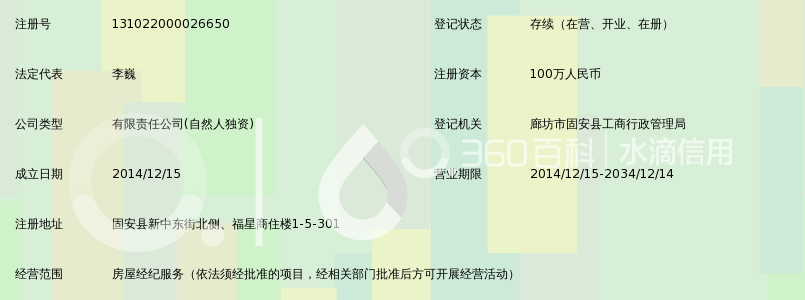 固安县巨业房地产经纪有限公司_360百科