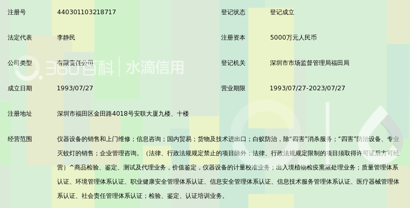 中国检验认证集团深圳有限公司_360百科