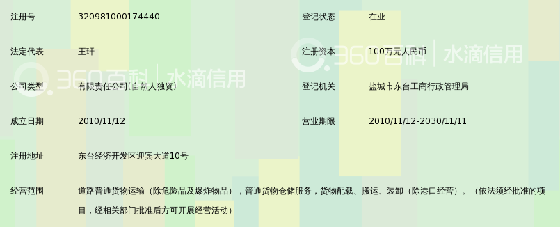 东台中宇物流有限公司_360百科