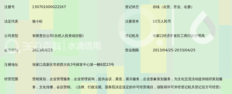 张家口智华传诚企业管理顾问有限公司_360百