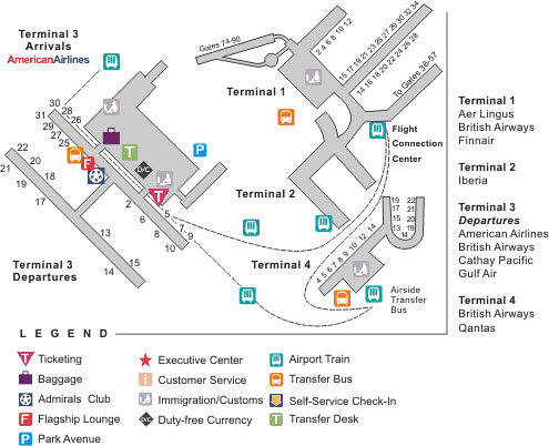 希斯罗机场t3航站楼地图