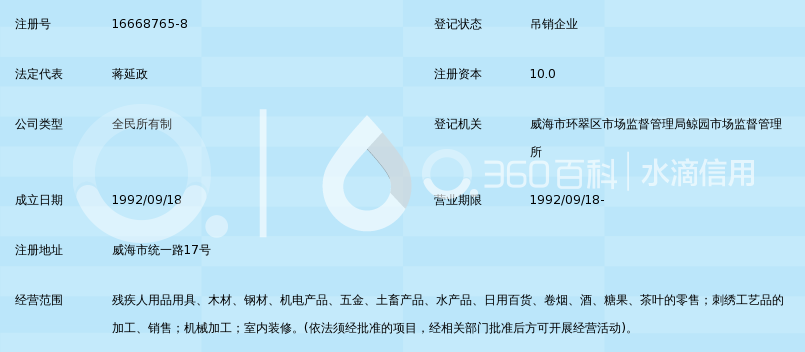 威海市残疾人用品用具供应服务站_360百科