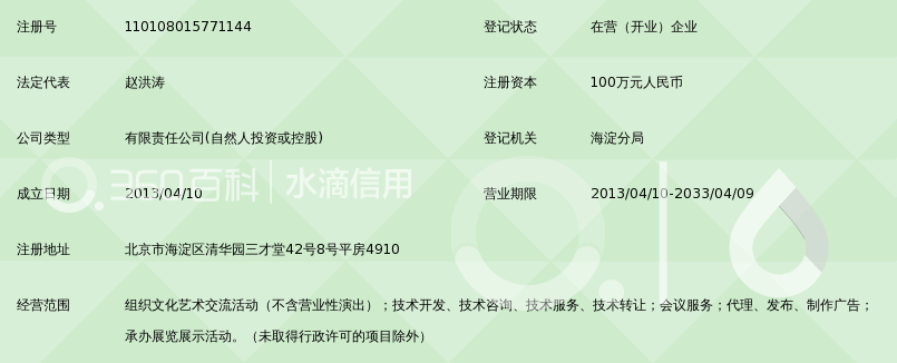 北京红典和悦文化传媒有限公司_360百科
