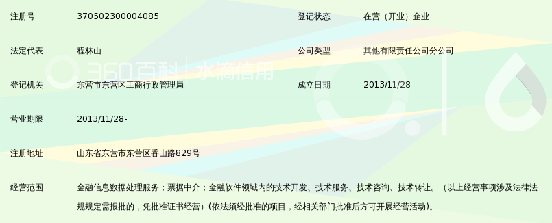 上海普兰金融服务有限公司东营分公司_360百